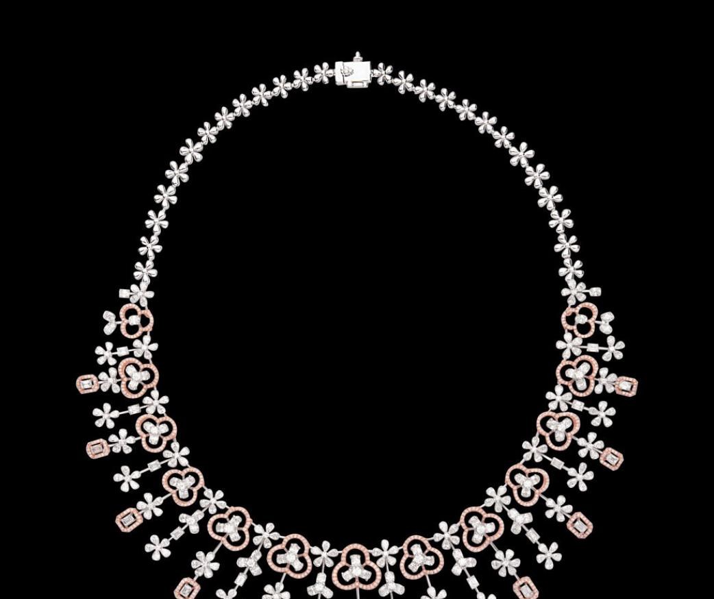 Grazia Atelier Diamond Necklace — 18K rose gold necklace by Nyce Designz