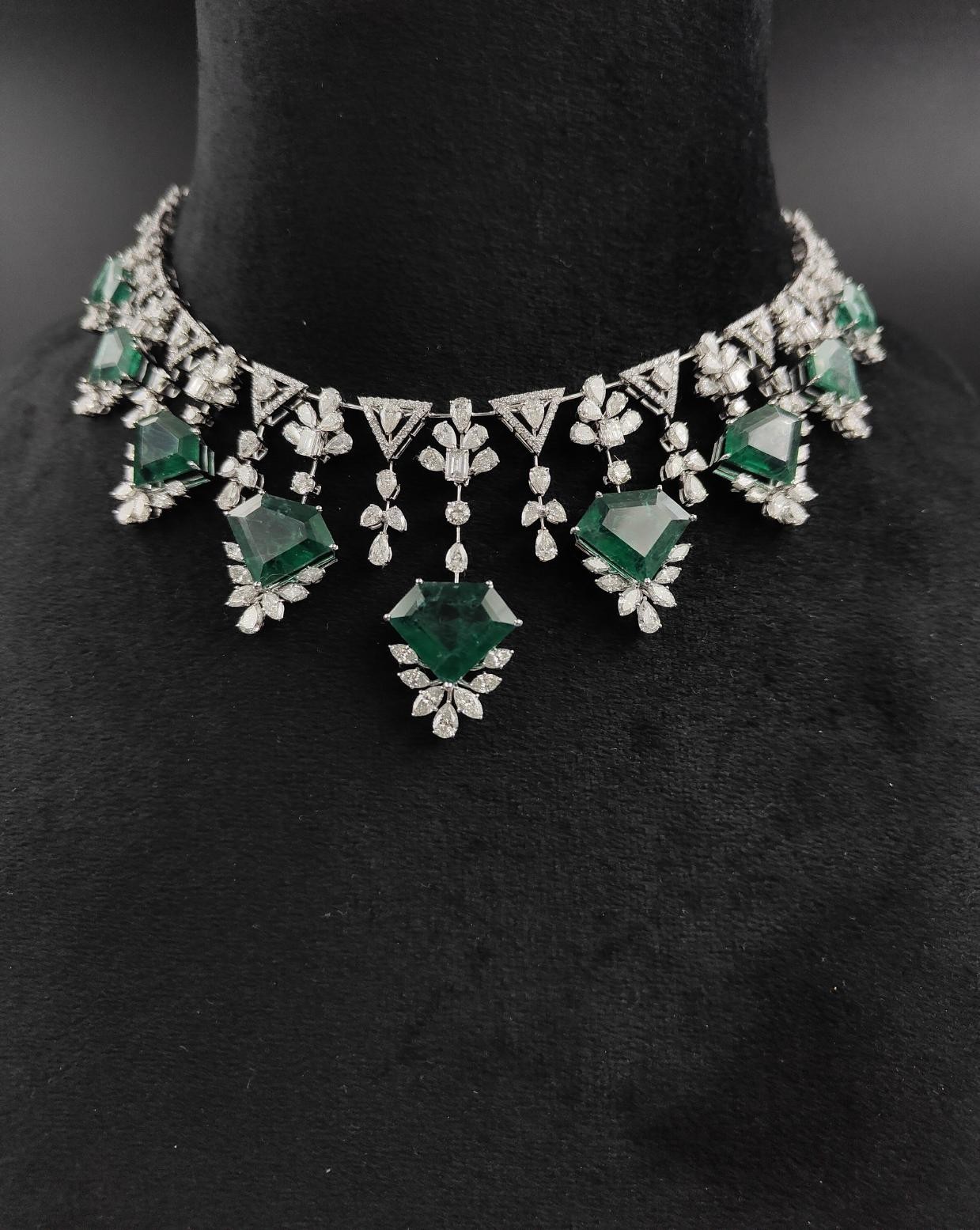 Persephone Diamond Necklace — ? white gold necklace by Nyce Designz
