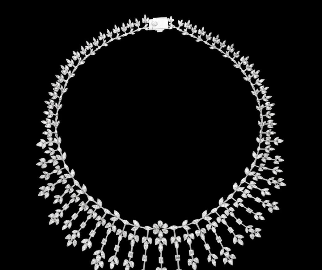 Zenobia Atelier Diamond Necklace — 18K white gold necklace by Nyce Designz
