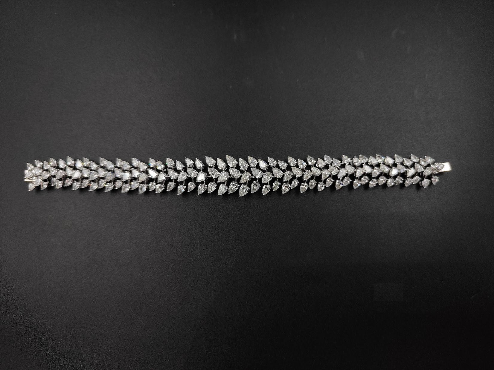 Divine Diamond Bracelet — 14K white gold bracelet by Nyce Designz