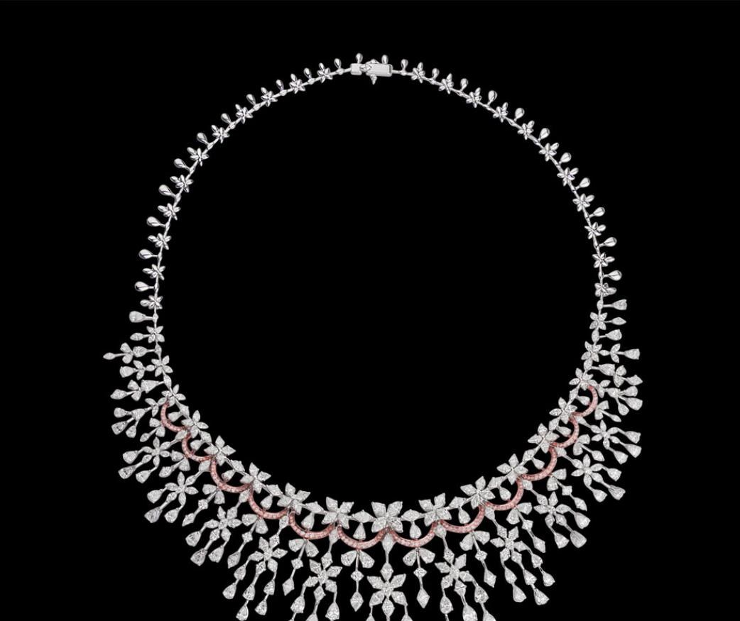 Yvaine Diamond Necklace — 18K white gold necklace by Nyce Designz