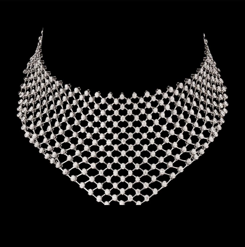 Gwendal Atelier Diamond Necklace — 18K white gold necklace by Nyce Designz