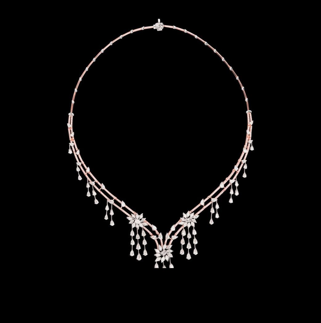 Ursule Atelier Diamond Necklace — 18K rose gold necklace by Nyce Designz