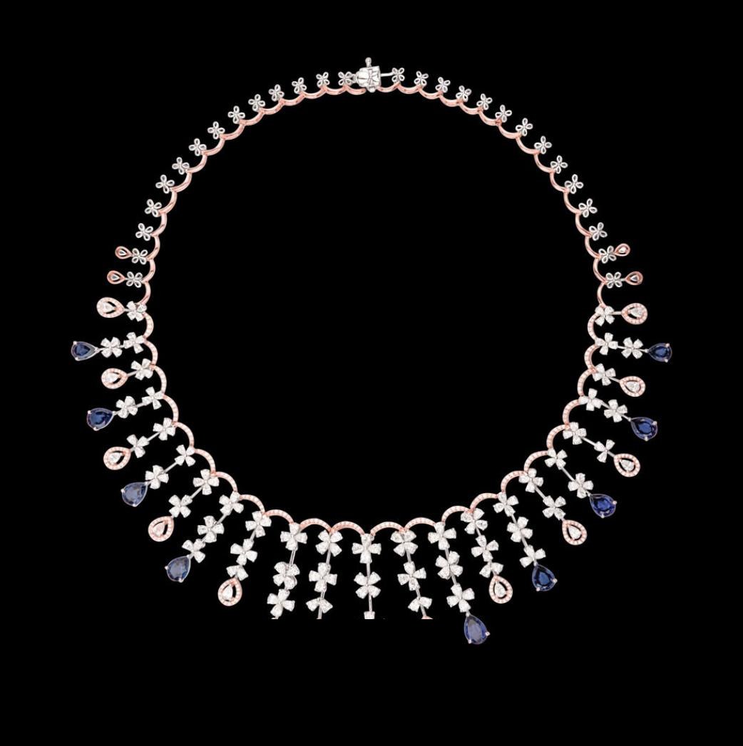 Winsome Atelier Diamond Necklace — 18K rose gold necklace by Nyce Designz