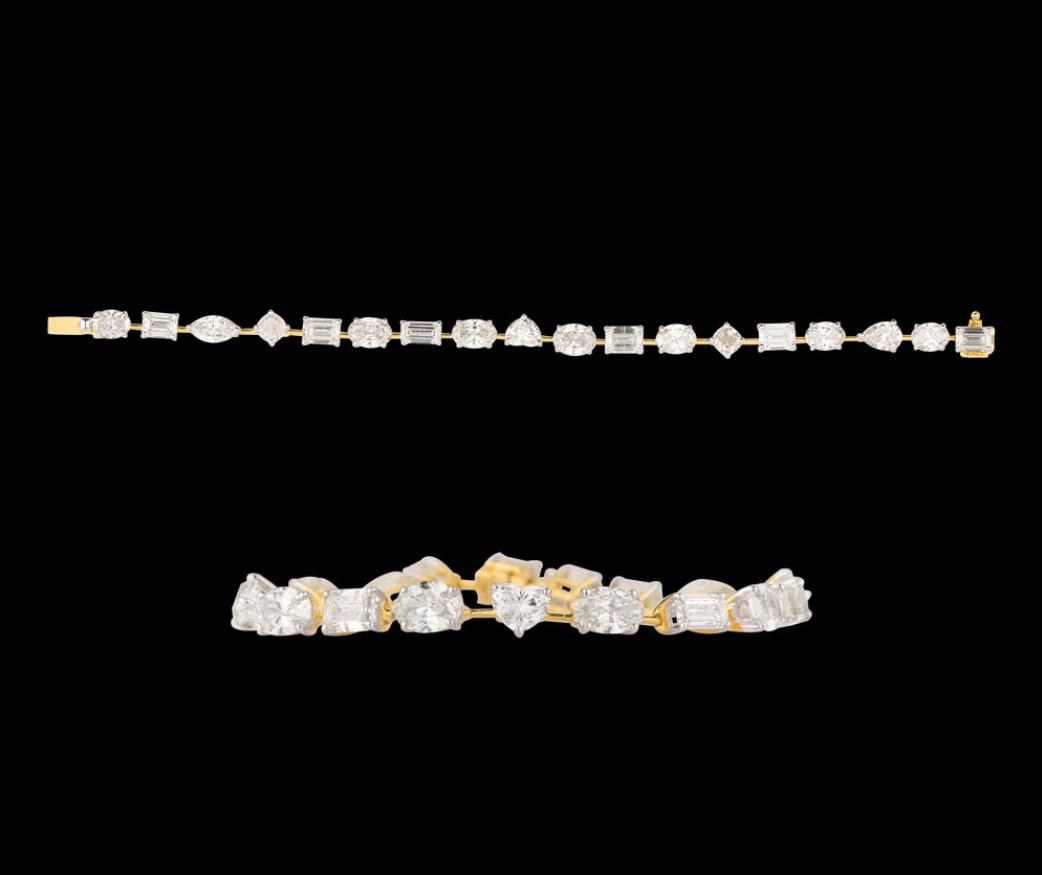 Perrine Diamond Bracelet — 18K white gold bracelet by Nyce Designz