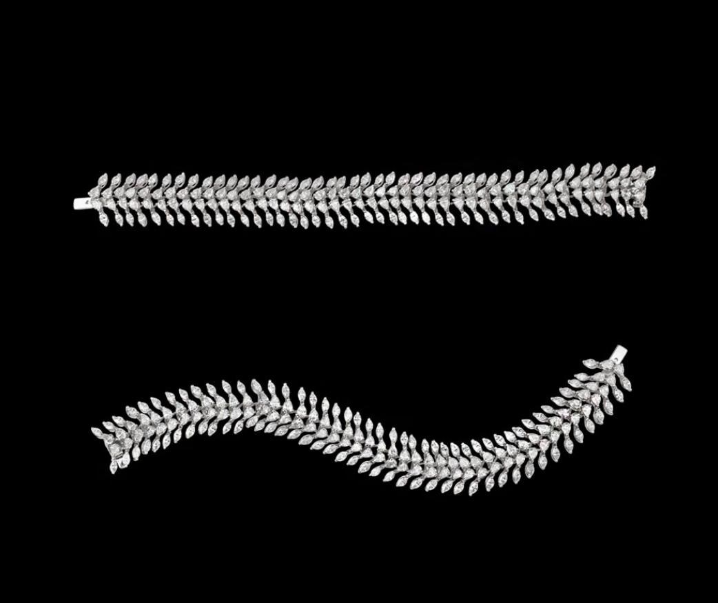 Hyacinthe Diamond Bracelet — 18K white gold bracelet by Nyce Designz