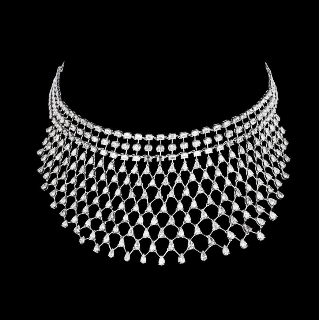 Kyria Atelier Diamond Necklace — 18K white gold necklace by Nyce Designz