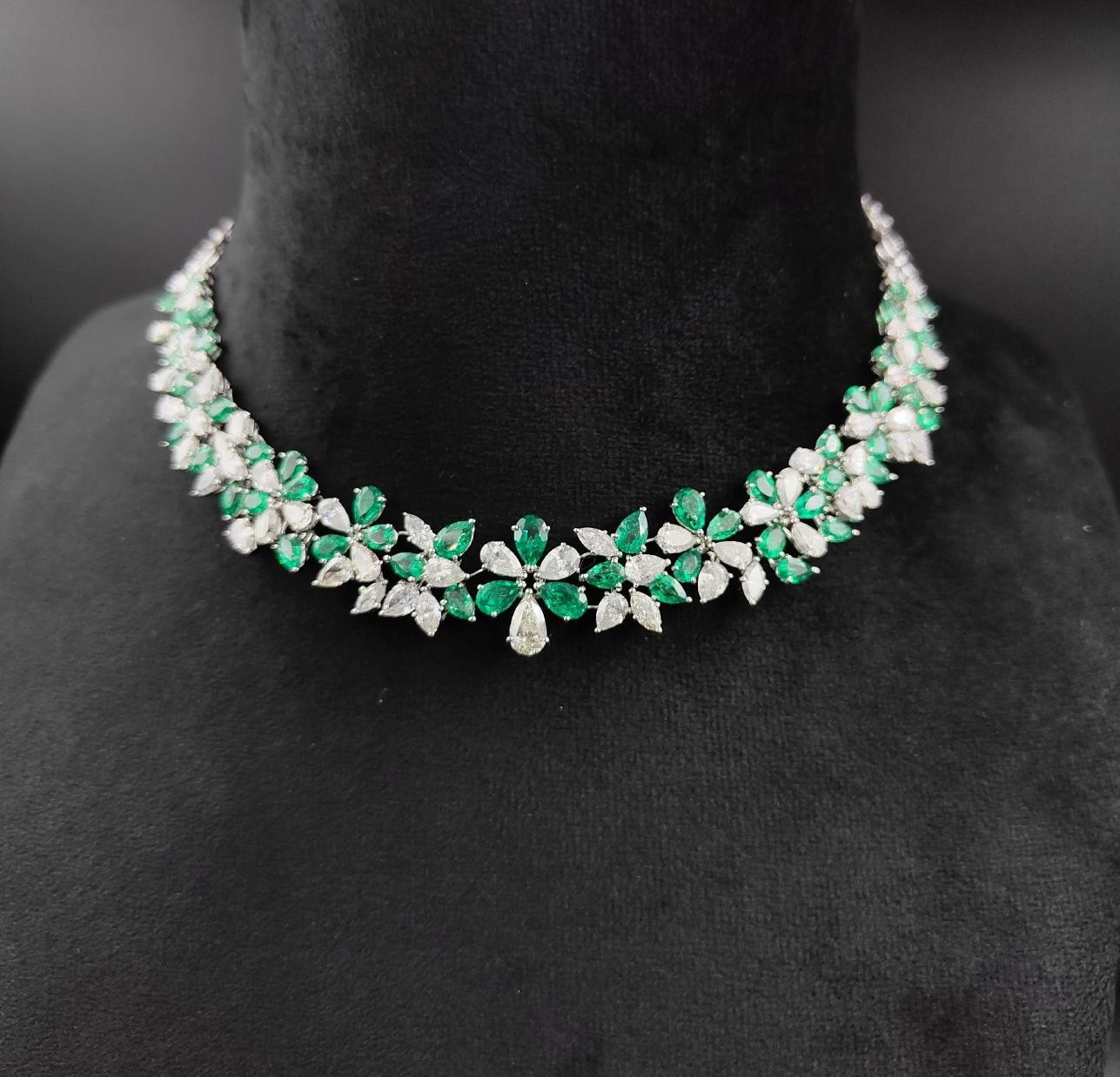 Gwendal Diamond Necklace — 18K white gold necklace by Nyce Designz
