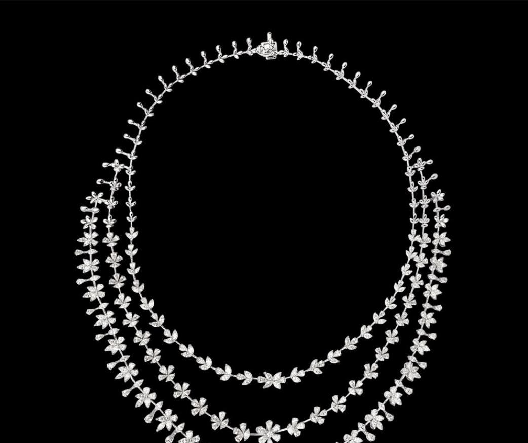 Yasmine Atelier Diamond Necklace — 18K white gold necklace by Nyce Designz