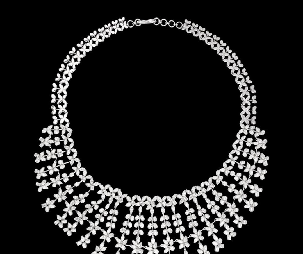 Ileana Atelier Diamond Necklace — 18K white gold necklace by Nyce Designz