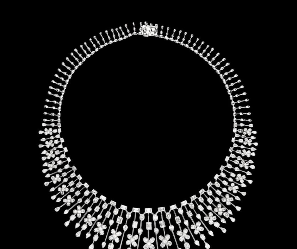 Giovanna Diamond Necklace — 18K white gold necklace by Nyce Designz