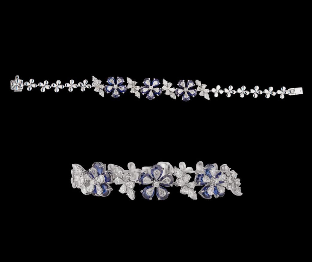 Noelle Diamond Bracelet — 18K white gold bracelet by Nyce Designz