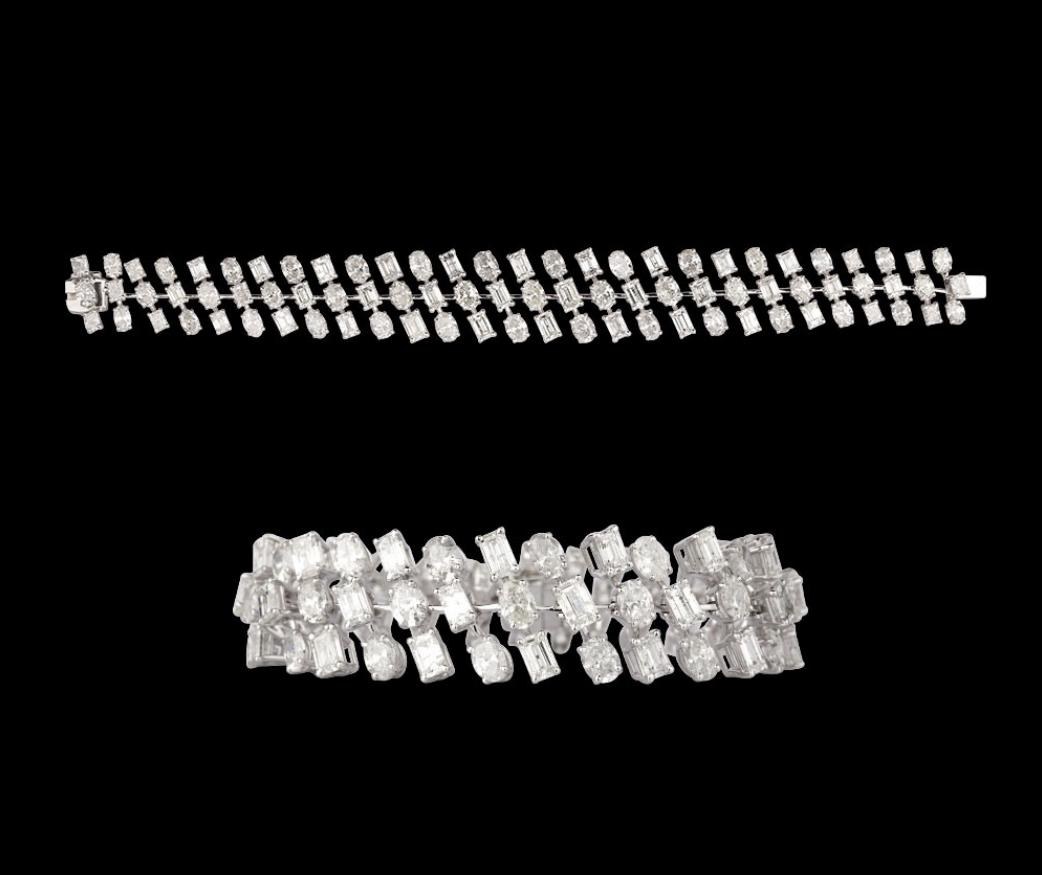 Doriane Diamond Bracelet — 18K white gold bracelet by Nyce Designz