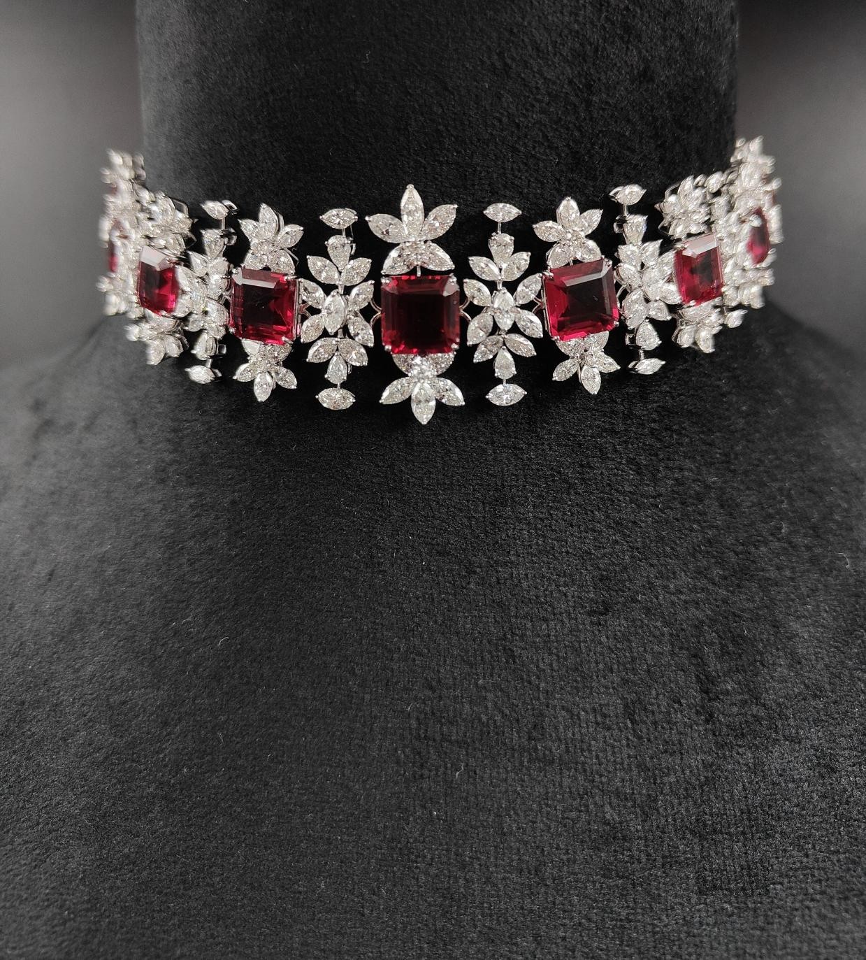 Bijou Diamond Necklace — 14K white gold necklace by Nyce Designz