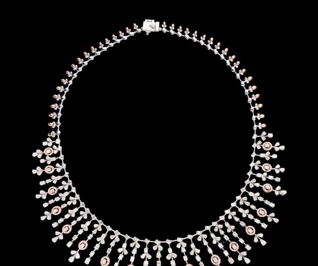 Persephone Atelier Diamond Necklace — 18K white gold necklace by Nyce Designz