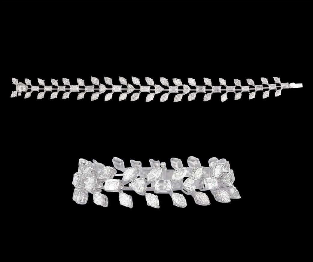Jolienne Diamond Bracelet — 18K white gold bracelet by Nyce Designz