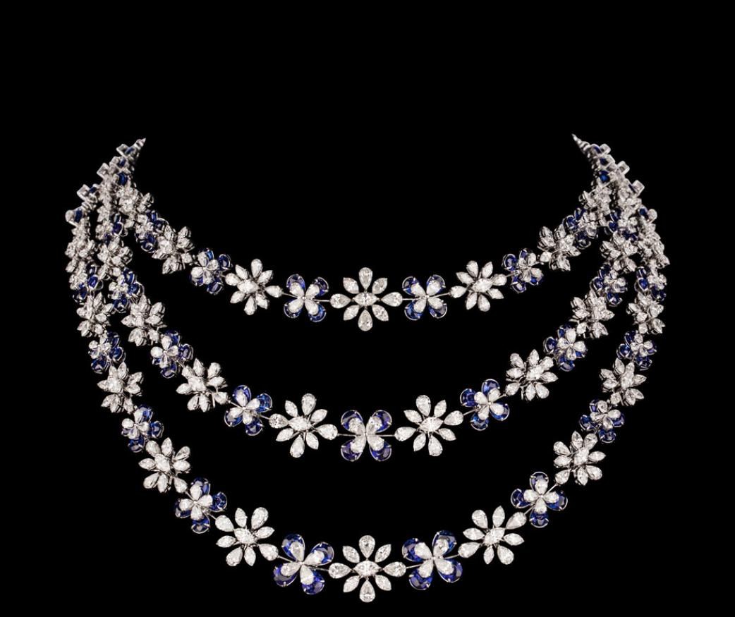 Leonie Diamond Necklace — 18K white gold necklace by Nyce Designz